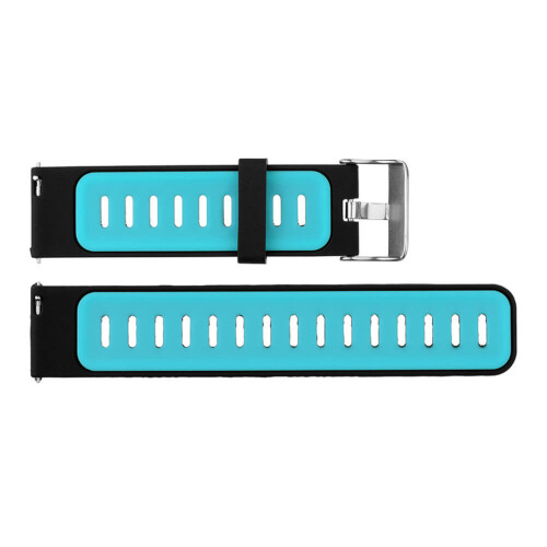 Quick Release Belt Silicone Wriststrap Breathable-Black blue