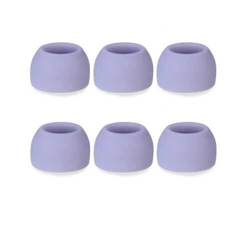 Silicone Sleeve Earbuds Ear Buds Tips-Purple Large medium small