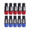 10Pcs NL4FC 4 Pole Audio Speaker Ohm Plug Replacement-Red 2