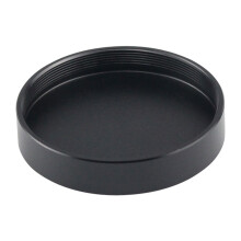 Fully Metal Telescope Lens Dust Cap for Protection-Black Color