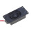 2Pcs Computer Speaker 3070 Rectangle-  Black 5