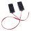 2Pcs Computer Speaker 3070 Rectangle-  Black 7