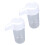 2 Pack Parrot Feeder Water Dispenser No Mess Automatic Feeding 1