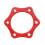 5 stuks Anti-Roll Ring voor Handheld Microfoon Anti Slip-Rood 4