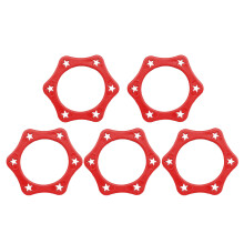 Dispositif Anti-roulis en plastique Audio, 5 pièces, pour-Rouge