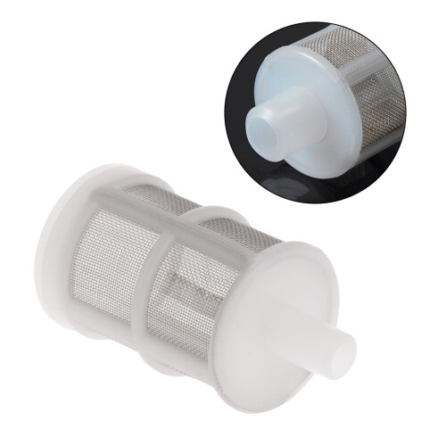 Aquarium-Wasserpumpenfilter, Edelstahl, Mikro-Mesh-Abdeckung,-S 2