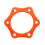 5 stuks Anti-Roll Ring voor Handheld Microfoon Anti Slip-Rood 5