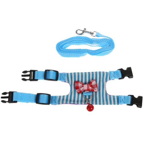 Adjustable Bow Rabbit Harness Vest Leash Rope Mouse Baby-M 02