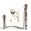 Multi-purpose Dog Training Whistles Ultrasound Dog-Silver 4