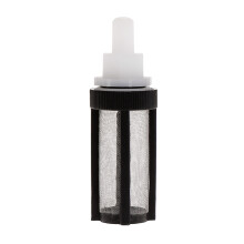 Filtres d'aquarium en acier inoxydable, maille métallique,-Noir
