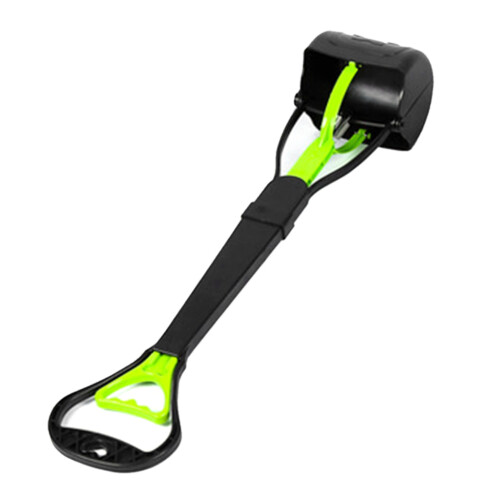 Long Handle Pet Pooper Pick Up Disposal System Jaw-Light Green 2
