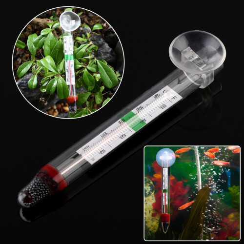 10pcs Floating Aquarium Thermometer with Suction Cup-White 2