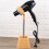 Multi-purpose Hair Dryer Stand with with Storage-Yellow 3