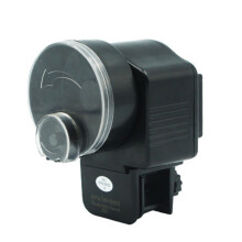 Vacation Timer Feeder for Fish for Tank Electric-Black