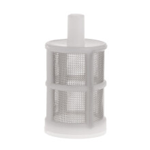 Aquarium-Wasserpumpenfilter, Edelstahl, Mikro-Mesh-Abdeckung,-S