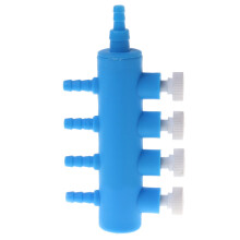 Plastic vis voor tank Luchtpompkleppen Slangconnector-4 hoofden