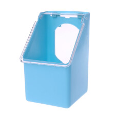 Drinking Cups Feed Tray with Hooks & Cover for Poultry-Blue