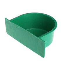 Vogelfutterbecher für Käfig, hängende Plastikbecher,-Grün