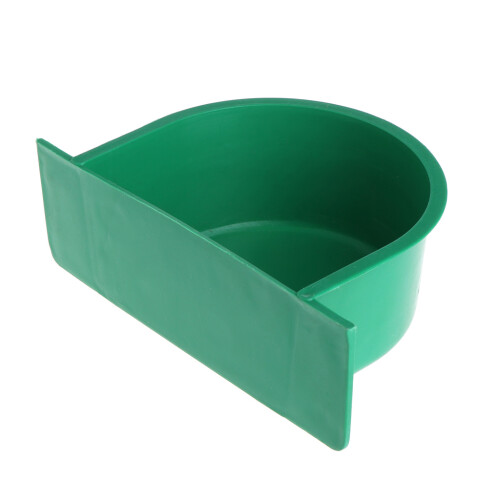 Vogelfutterbecher für Käfig, hängende Plastikbecher,-Grün