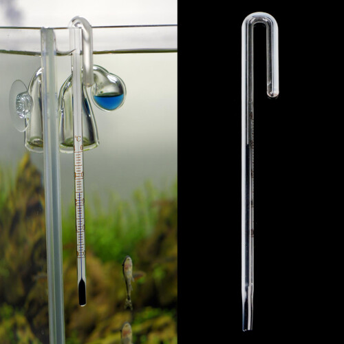 Aquarium Glass Thermometer Easy to Read High Precise-Clear 2
