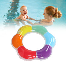 Anello galleggiante colorato per bambini, in PVC, diametro di 52 cm, con doppia camera d'aria
