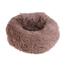 Pet Dog for Cat Bed Kennel Round Lounger Sofa Nest-70CM Khaki
