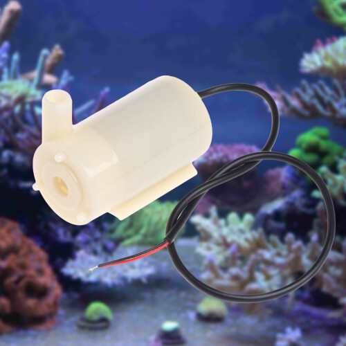 Mini-Tauchwasserpumpe, einstellbarer Durchfluss, leise,-Schwarz 1
