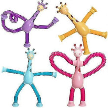 4pcs Telescopic Suct Toy, Toy Sensory Toys