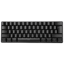 Hot Swappable Mechanical Gaming Keyboard Mini 60% Keyboard Layout RGB LED Backlit Pre Lubed Stabilizers Tactile Switch Detachable USB Cable