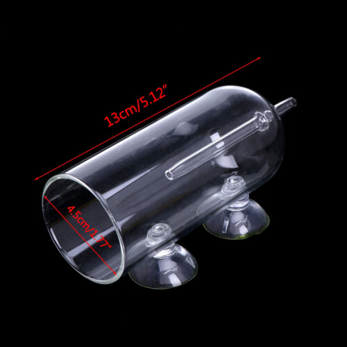Aquarium für Tank-Luftsprudler, transparenter Glas-Wasserbecher 2