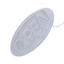 Neon Light Red and Blue USB Sign 45x22cm for Shops & Restaurants