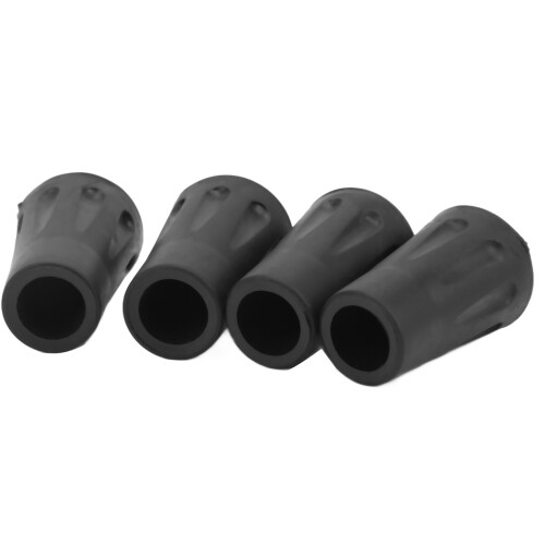 4pcs Trekking Pole Tip Guards Rubber Replacements for 12mm Diameter Poles 1