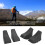 4Pcs Rubber Trekking Pole Tips 12mm Black Protectors, 155g 3