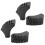 4Pcs Rubber Trekking Pole Tips 12mm Black Protectors, 155g 7
