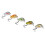Hartes Angelköder-Set mit 5 Stück Crankbaits für Meer- und Süßwasser, realistische Mini-Köder 6