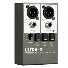 New DI Box Audio Active 2-Channel High Frequency Interference Guitar Instrument for Stage Audio Isolator