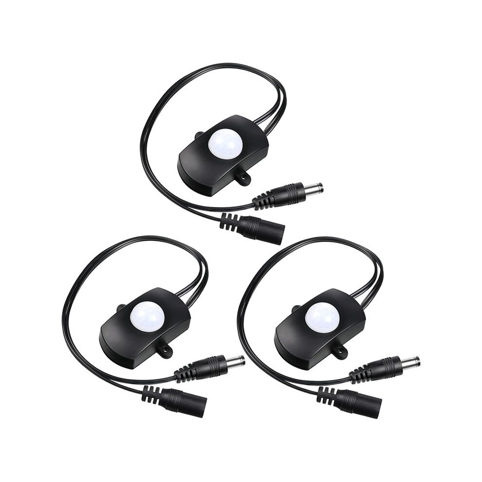 3Pcs 5V-24V 5A Pir Motion Activated Sensor Light Occupancy Motion Sensor With Coupler Cable For Party 6032810078065