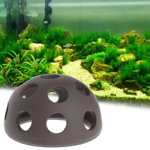 Keramik-Aquarium-Dekoration, Mini-Halbkugel, Höhle, sichere 1