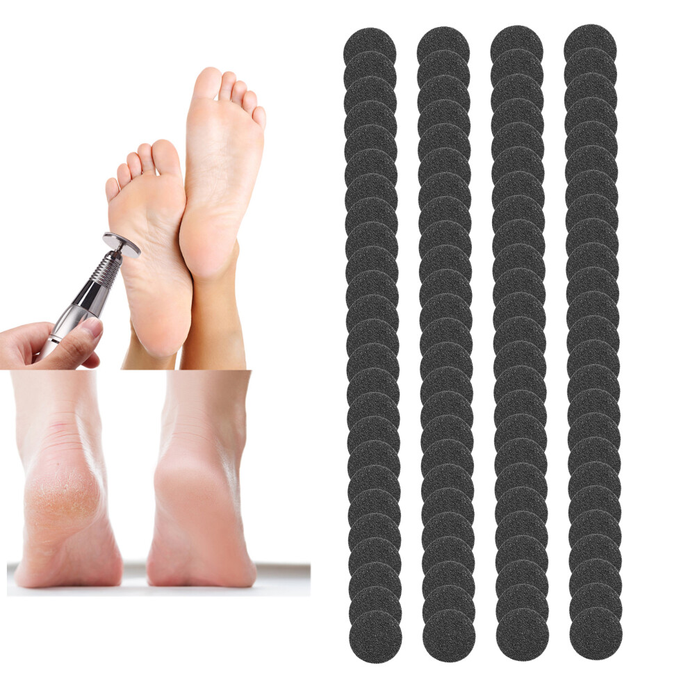80# Sandpaper Disks 100Pcs - Perfect For Electric Foot Sander Replacements 8401376910757
