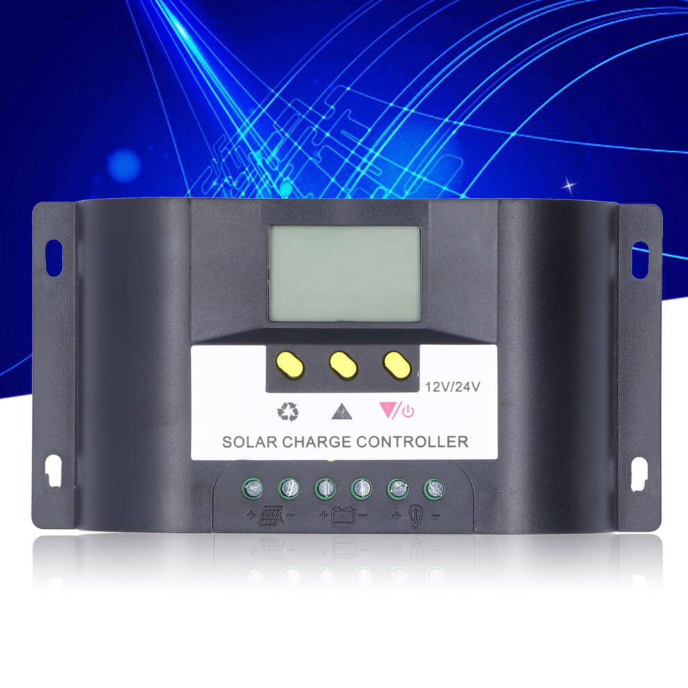 20A Adjustable Timer Intelligent Solar Charge Controller With Lcd Display 4221376911653