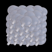 50pcs Toy Squeakers Noise Maker for Dog Squeaky Ball Toys-White