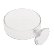 Aquarium Shrimp Feeding Dish with Suction Cup Glass Feeder Food