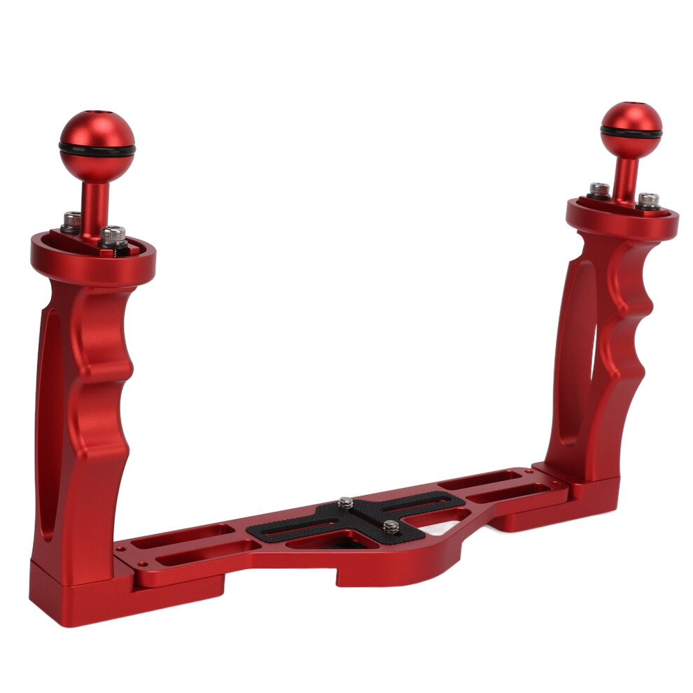 Dual Handle Underwater Camera Stabilizer Rig For Dslr Housings Black 4621376914973