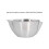 Modèle : Bol séparateur d'huile, argent, capacité 5,9 oz 4