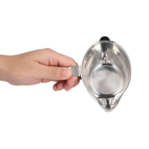 Modèle : Bol séparateur d'huile, argent, capacité 5,9 oz 1