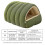 (L, Beige) Cat Sleeping Bed for Winter Use Thickened Structure Ensures Stability Durability Cozy Living Room Corner 4