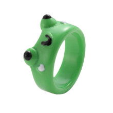 For Frog Ring Lightweight Resin Size 7 Comfort Fit Jewelry Gift for Women