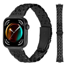 (Style A, Multicolor) Type D Replacement Strap for Huawei-Compatible Watch Fit 3 Metal Band with Cross Design