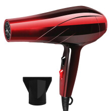 (Gradient Red) High-Powered Hairdryer, Lightweight Fast Dry Hot Cold Wind Hair Dryer, Compact Hair Blowing Machine, for Hair Salon
