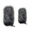 Draagbare buiten harige microfoonhoes Winddichte-21 cm 3